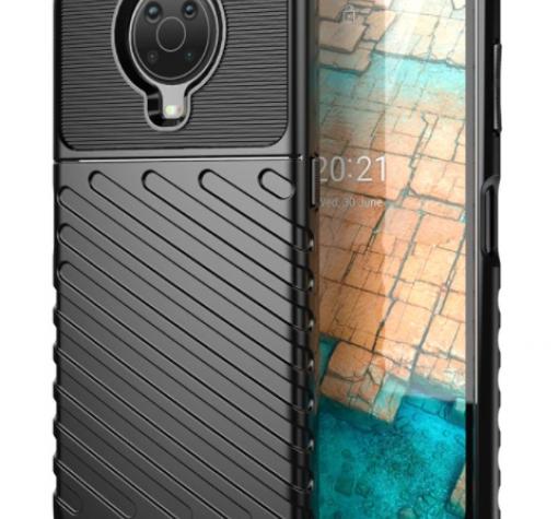 Луксозен силиконов калъф / гръб / TPU кейс Bozzy Rugged за Nokia G10 - черен
