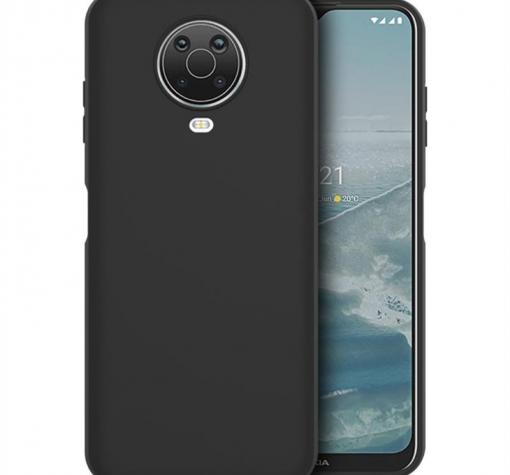 Силиконов калъф / гръб / TPU за Nokia G20 - черен / мат