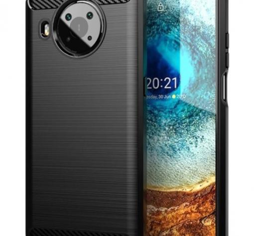 Силиконов калъф / гръб / TPU за Nokia X20 - черен / carbon