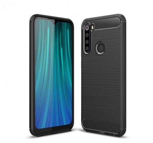 Силиконов калъф / гръб / TPU за Xiaomi RedMi Note 8 - черен / carbon