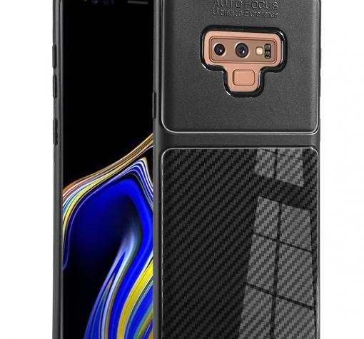 Луксозен силиконов калъф / гръб / TPU за Samsung Note 9 - черен / Shine carbon