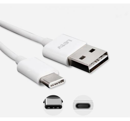 Оригинален USB кабел TYPE C / USB Data Charge Cable Type C за LG G5 - бял