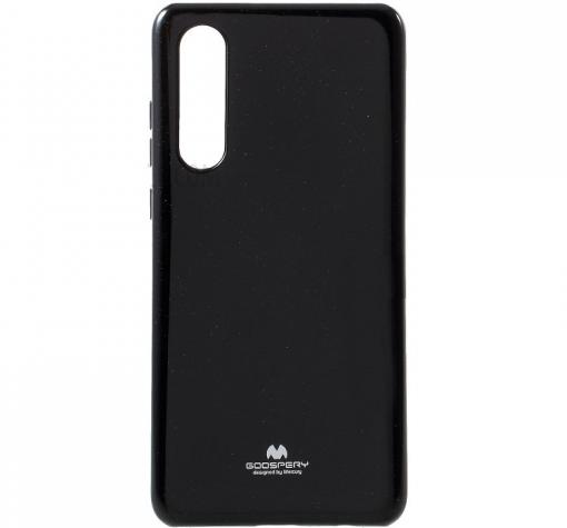 Луксозен силиконов калъф / гръб / TPU Mercury GOOSPERY Jelly Case за Huawei P30 - черен