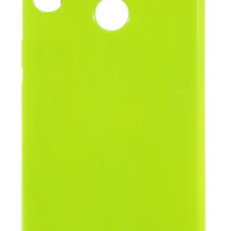 Луксозен силиконов калъф / гръб / TPU Mercury GOOSPERY Jelly Case за Huawei P Smart 2019 - лайм