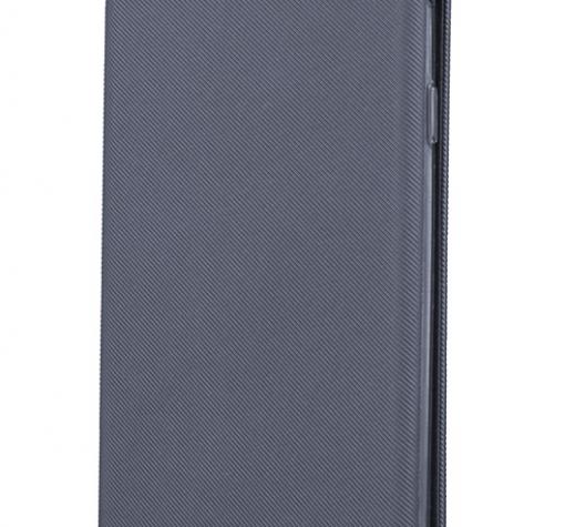 Луксозен кожен калъф Flip тефтер със стойка VIVA Smart Case за Huawei P Smart 2019 - тъмно сив