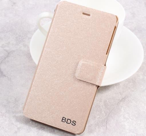 Кожен калъф Flip тефтер Flexi със стойка за Nokia 5 2017 - Rose Gold