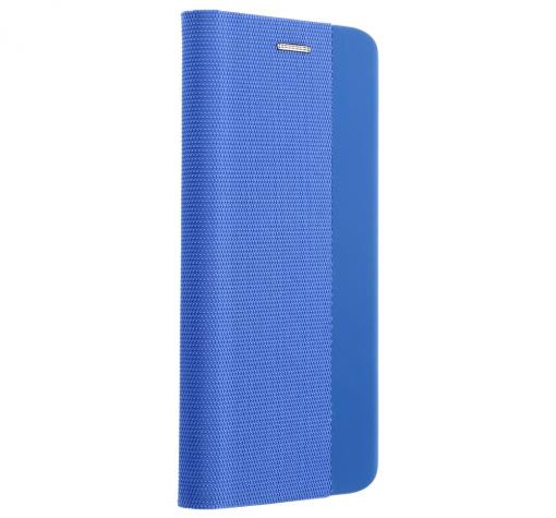 Кожен калъф Sensitive Book със стойка за Xiaomi Poco M3 – син