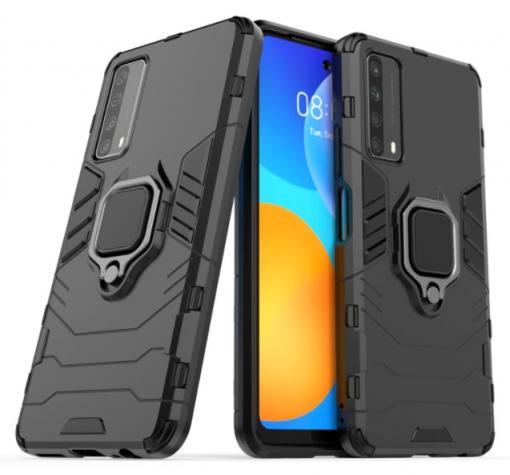 Силиконов гръб TPU Hybrid Shockproof Case за Huawei P Smart 2021 - черен