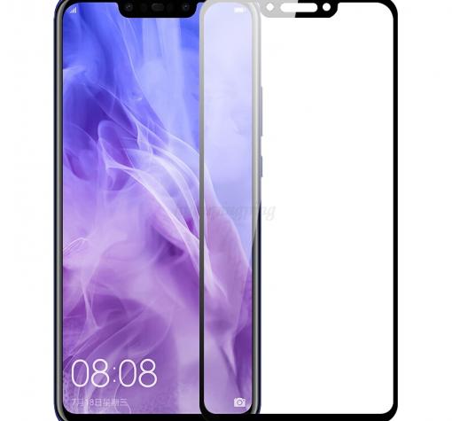 3D full cover Tempered glass Full Glue screen protector Samsung J6 Plus 2018 / Извит стъклен скрийн протектор с лепило от вътрешната страна за Samsung J6 Plus 2018 - черен