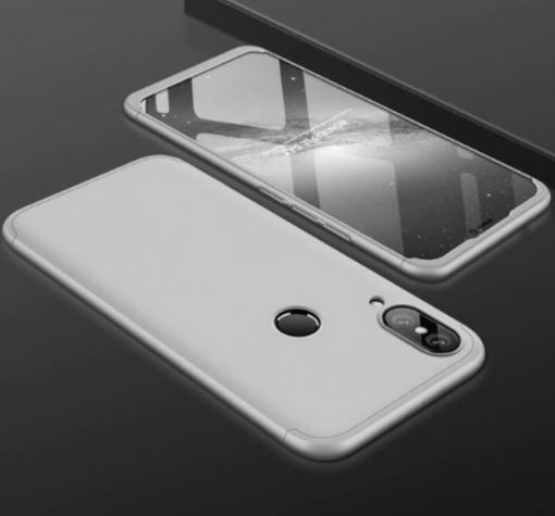 Твърд гръб Magic Skin 360° FULL за Huawei Honor 8X - сребристо