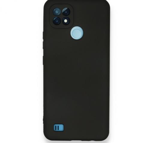 Луксозен силиконов калъф / гръб / Nano TPU кейс за Realme C21 - черен