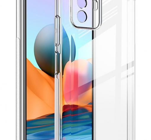 Удароустойчив силиконов калъф / гръб / TPU за Xiaomi Redmi Note 10 5G - прозрачен