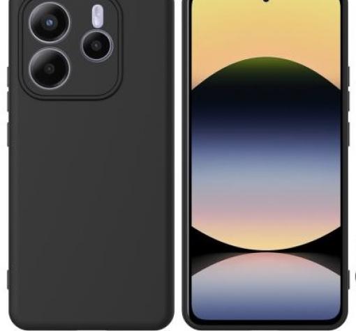 Силиконов калъф / кейс / Nano TPU за Xiaomi Redmi Note 14 5G - черен гръб със защита за камерата