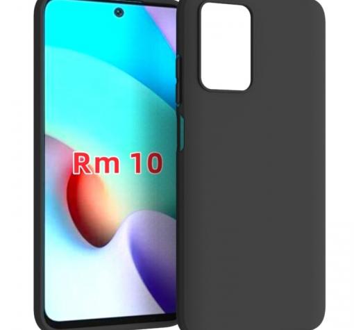 Силиконов калъф / гръб / TPU за Xiaomi Redmi 10 - черен / мат