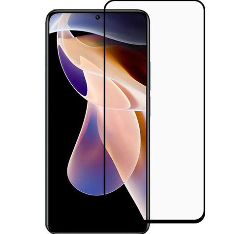 Full cover Tempered glass Full Glue screen protector Xiaomi Poco C40 / Извит стъклен скрийн протектор с лепило от вътрешната страна за Xiaomi Poco C40