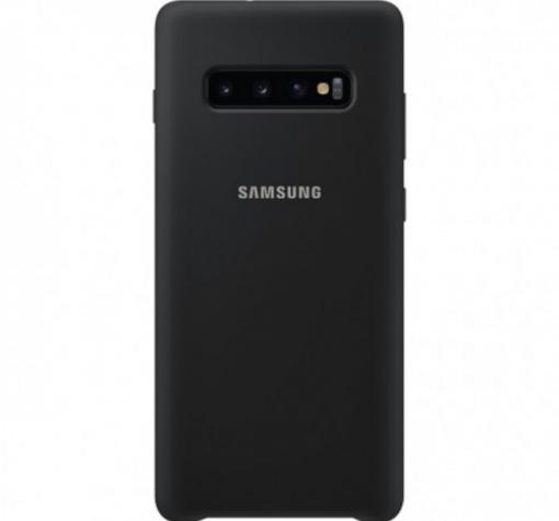 Силиконов гръб Silicone Cover за Samsung S10 Plus - черен