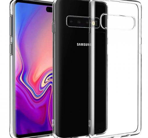 Ултра тънък силиконов калъф / гръб / TPU Ultra Thin за Samsung S10 - прозрачен