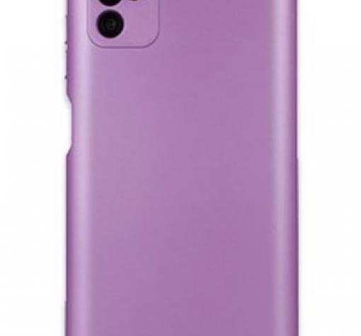 Силиконов калъф / гръб / TPU кейс Metallic Cover за Samsung S22 Ultra 5G - лилав