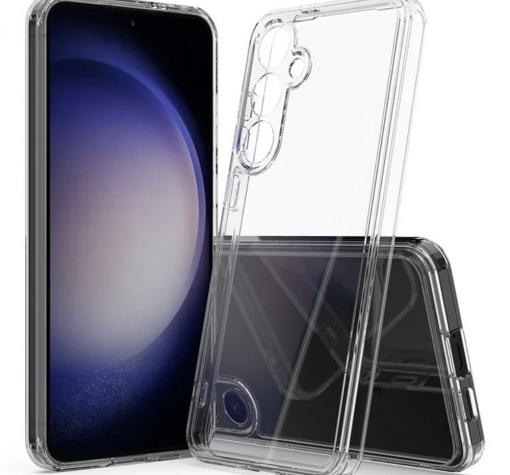 Силиконов калъф / гръб / TPU кейс 2mm за Samsung S25 Plus - прозрачен гръб със защита за камерата