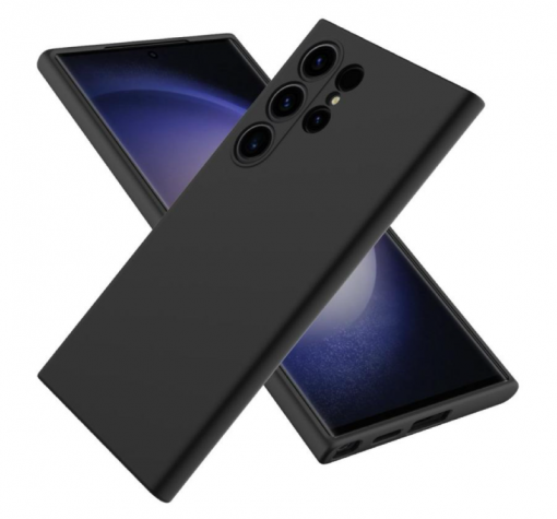 Силиконов калъф / кейс / Nano TPU за Samsung S25 Ultra - черен гръб със защита за камерата