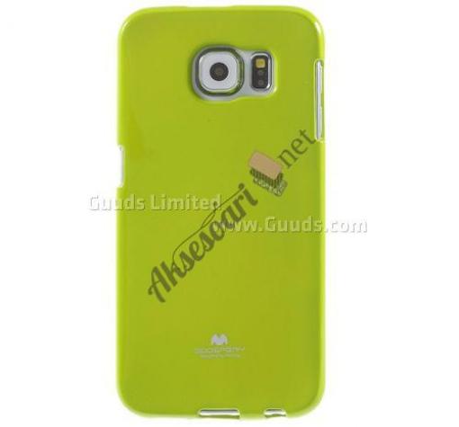 Луксозен силиконов калъф / гръб / TPU Mercury GOOSPERY Jelly Case за Samsung S7 Edge G935 / S7 Edge - светло зелен