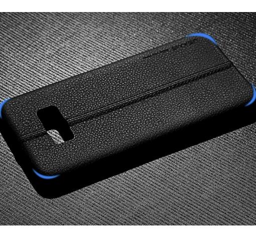 Луксозен кожен гръб USAMS Joe Series за Samsung S8 G950 - черен