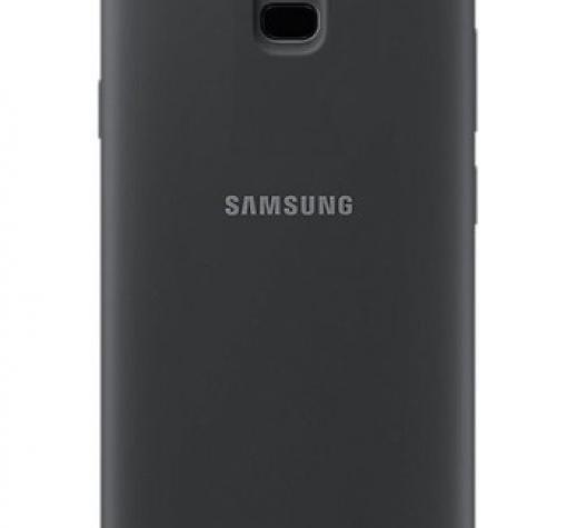 Оригинален гръб Silicone Cover за Samsung A8 2018 A530F - черен
