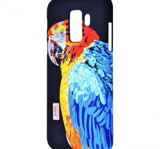 Силиконов калъф / гръб / TPU LUXO за Samsung S9 Plus G965 - папагал / цветен