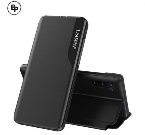 Луксозен активен калъф Smart View Xiaomi Mi 11T / Xiaomi Mi 11T Pro - черен