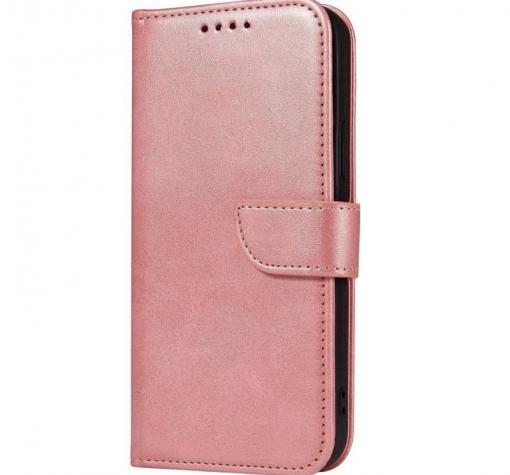 Луксозен кожен калъф Magnet Book със стойка за Samsung A36 5G - Rose Gold