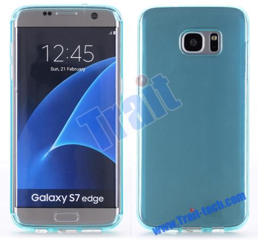 Ултра тънък силиконов калъф / гръб / TPU Ultra Thin за Samsung S7 G930 - зелен