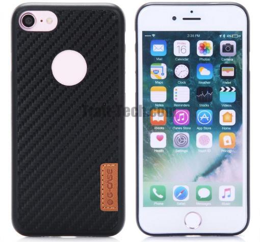 Оригинален гръб G-Case Dark Series за Apple iPhone 7 - черен / карбон