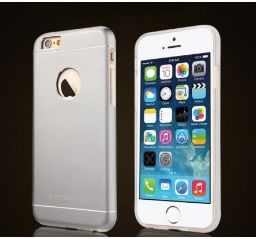 Оригинален калъф TOTU DESING Jaeger+Hardshell за Apple iPhone 6 4.7" - сребрист