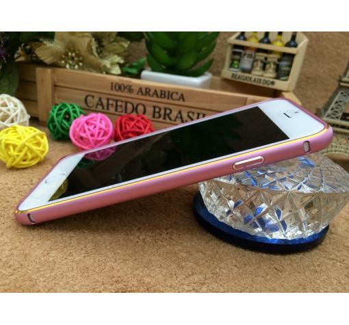 Метален бъмпер / Metal Bumper за Apple iPhone 6 4.7" - цикламен
