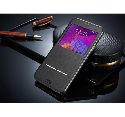 Луксозен калъф Flip тефтер със стойка S-View G-CASE за Samsung Note 5 N920 / Samsung Note 5 - черен