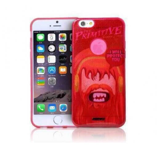 Силиконов калъф / гръб / TPU REMAX Primitive за Apple iPhone 6 4.7" - червен