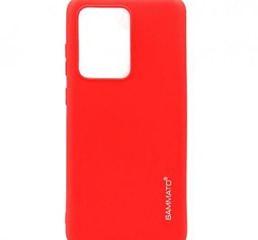 Луксозен силиконов калъф / гръб / Sammato Cover TPU Case за Samsung S20 Plus - червен