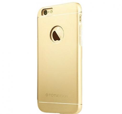 Луксозен твърд гръб / капак / TOTU DESING Jaeger+Hardshell за Apple iPhone 6 4.7" - златист