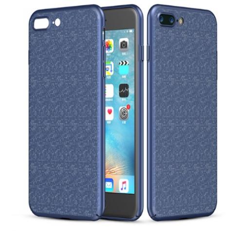 Луксозен твърд калъф / гръб / Baseus Plaid Case Back Cover Skin за Apple iPhone 7 Plus / iPhone 8 Plus - син