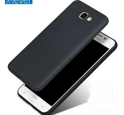 Оригинален силиконов калъф / гръб / TPU X-level за Samsung S8 Plus G955 - черен / гланц