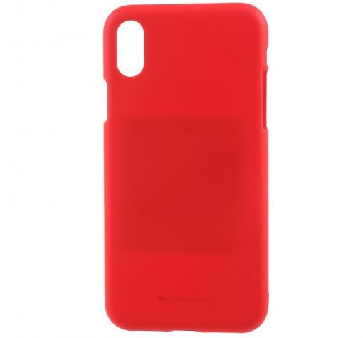 Луксозен силиконов калъф / гръб / TPU Mercury GOOSPERY Soft Jelly Case за Apple iPhone XS Max - червен