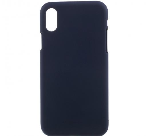 Луксозен силиконов калъф / гръб / TPU Mercury GOOSPERY Soft Jelly Case за Apple iPhone XS Max - тъмно син