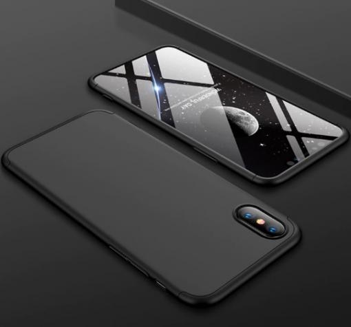 Твърд гръб Magic Skin 360° FULL за Samsung A7 2018 A750F - черен