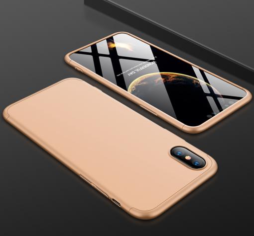 Твърд гръб Magic Skin 360° FULL за Xiaomi Redmi 9A - златист