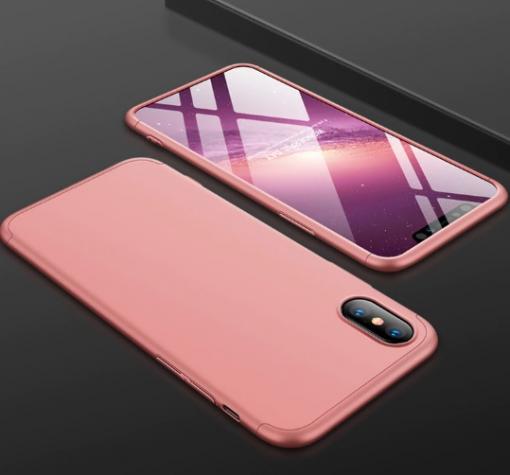 Твърд гръб Magic Skin 360° FULL за Apple iPhone XS MAX - Rose Gold