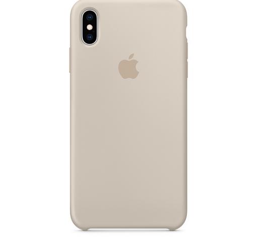 Оригинален гръб Silicone Cover за Apple iPhone XS MAX - светло сив