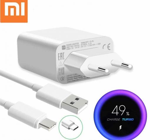Зарядно устройство Turbo Charge за Xiaomi 27W / QC 4.0 / Type-C