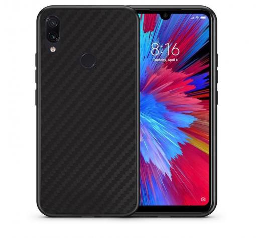 Силиконов калъф / гръб / TPU за Xiaomi Redmi Note 7 - черен / carbon