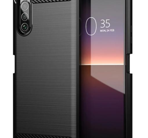 Силиконов калъф / гръб / TPU за Sony Xperia 5 III - черен / carbon