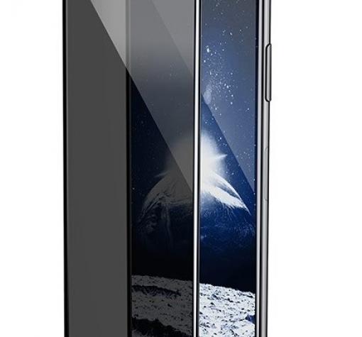 3D full cover Tempered Glass Screen Protector Anti-peeping Apple iPhone 7 Plus / iPhone 8 Plus / Извит стъклен скрийн протектор Anti-peeping за Apple iPhone 7 Plus / iPhone 8 Plus - черен